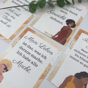 Affirmationen für Frauen,  20 Glaubenssätze für mehr Selbstliebe, Achtsamkeit und Zufriedenheit inkl. Staffelei und kostenfreien Versand