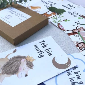 Positive Affirmationen für Kinder, 18 Karten mit positiven Glaubenssätzen, Stärkung Selbstbewusstsein, Affirmationskarten Kinder