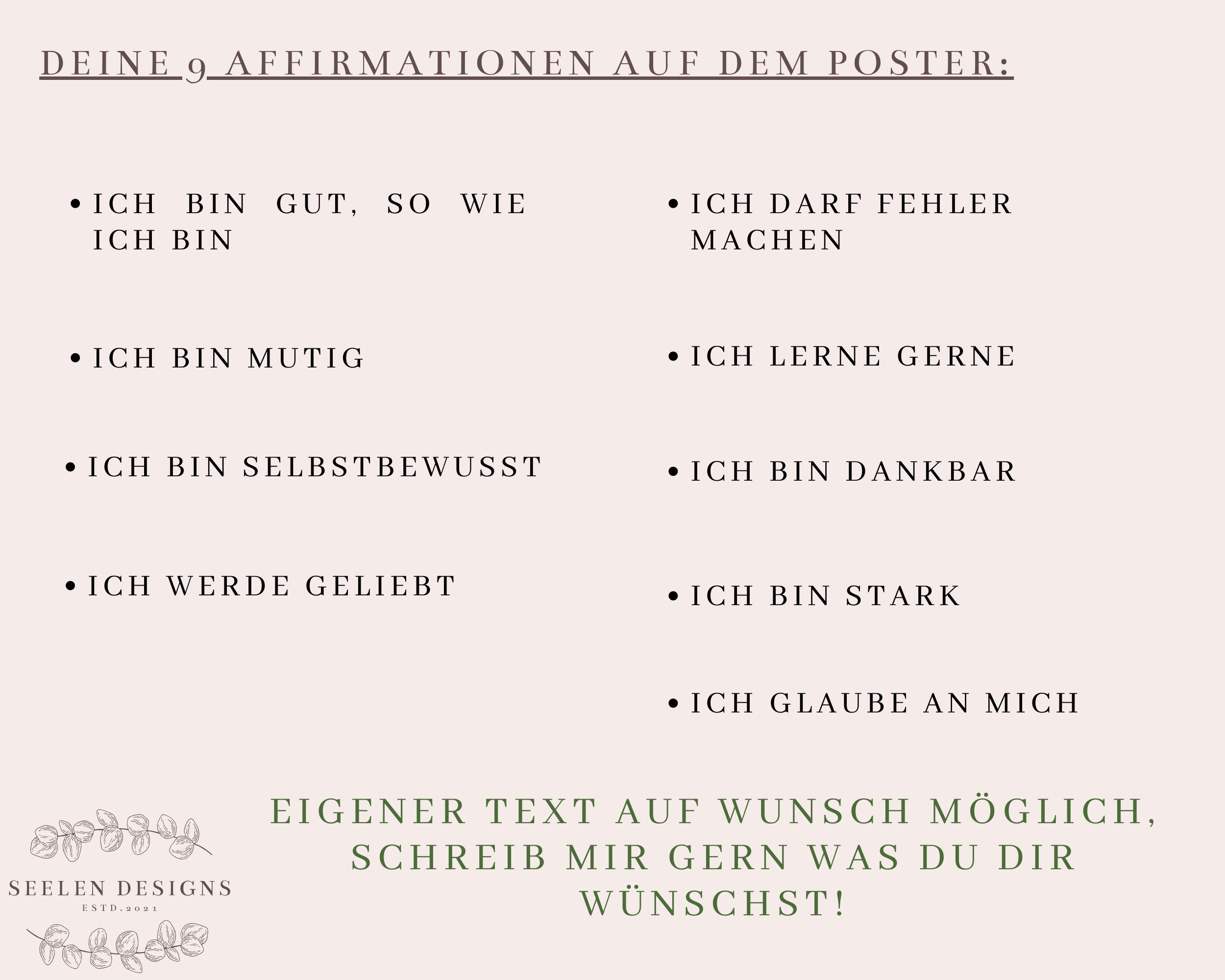 Mutmachposter Für Kinder Personalisiert Und Individuell Etsy UK