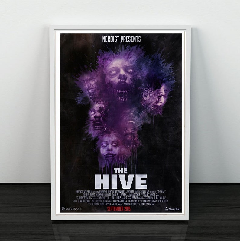 The Hive Virus Amnesia Horror Artwork Minimal Minimalist Etsy The Hive Virus Amnesia Horror Artwork Minimal Minimalist Etsy