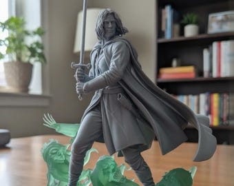 Aragorn | LOR | 3D Printed 8K | D&D