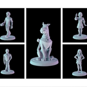 PACK Group 5x Ghost Hunter 32 mm - TOP 4K szczegóły miniatury