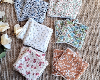 Dischetti struccanti lavabili fatti a mano – salviette riutilizzabili in bambù – cura del viso a zero rifiuti – accessorio di bellezza ecologico