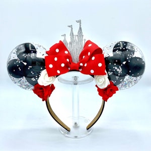 Mickey Balloon Minnie Ears Castle Polka Dot