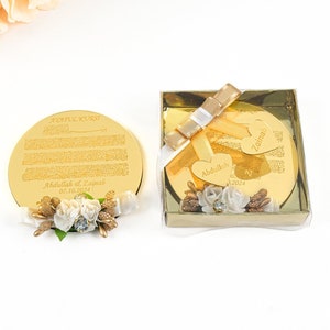 Personalized Ayatul Kursi Fridge Magnet Favors for Guest, Wedding Baby Shower Birthday Ramadan Eid Islamic Muslim Party Favors Gifts