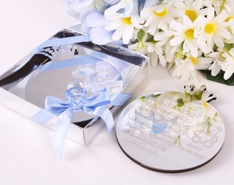 Personalisierte Ayatul Kursi Babyparty Magnet Bevorzugung für Gäste in Masse, Babypartybevorzugung für Jungen Mädchen Geburtstag Islamische Muslimische Gastgeschenke
