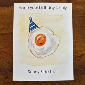 Carte d'anniversaire oeuf