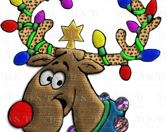 Christmas Reindeer 2- Sublimation