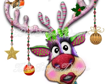 Christmas Reindeer - Female - Sublimation