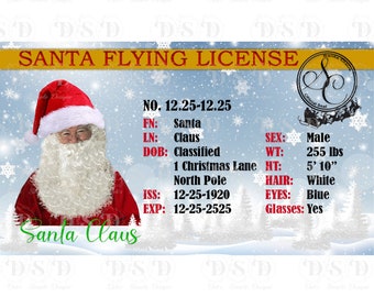 Santa Flying License