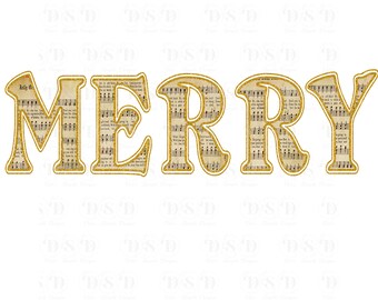 Merry with music inlay