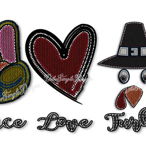 Peace Love Türkei - Sublimation Design