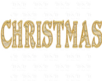 Christmas with music inlay