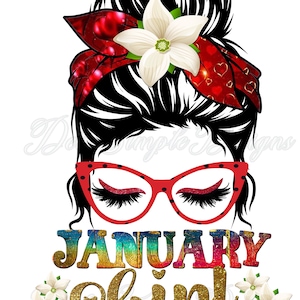 Cumpleañera de enero, Messy Bun, Mom Bun
