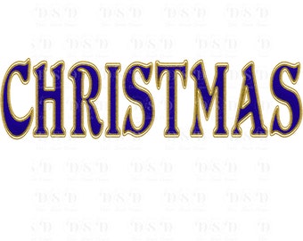 Christmas In Blue and Gold