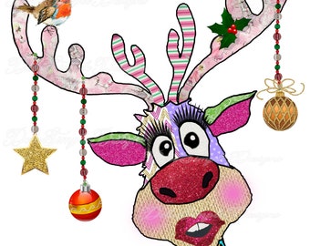 Christmas Reindeer - Female - Sublimation