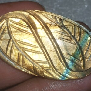46.25 CTS AAA multi Labradorite carving Natural Rare Labradorite multi flashy Labradorite brilliant Labradorite Top Labradorite carving cab.
