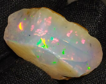 19.50Big Raw Ethiopian Opal rough Grade opal Raw crystal Raw Rare opal Raw welo fire opal brilliant multi opal Rough superb fine opal Raw