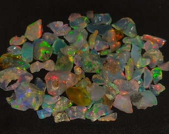 Ethiopian Opal rough lot 5.to10mm polish opal crystal Raw Rare opal Raw welo fire opal Raw brilliant opal Rough gorgeous opal Raw supar opal
