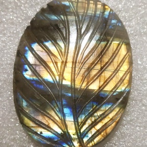 82.10 CTS AAA multi Labradorite carving Natural Rare Labradorite multi flashy Labradorite brilliant Labradorite Top Labradorite carving cab.