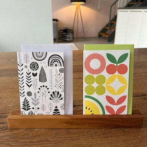 Cartes pliantes - Anniversaire - Cartes cadeaux - Design scandinave