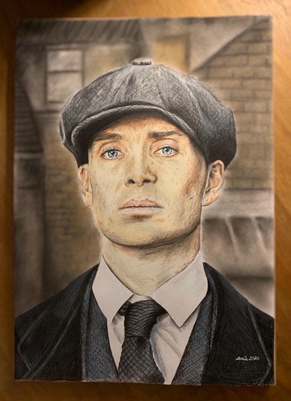 Tommy Shelby Portrait Drawing Print of Original Artwork | Etsy