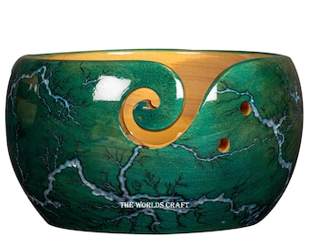 Handcrafted Rosewood Yarn Bowl | Perfect Wooden Yarn Holder for Knitting & Crocheting | Knitting Bowl for winding the Yarn