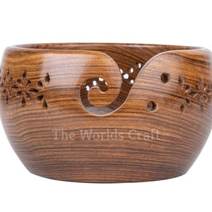 3D file Wooden Yarn Bowl Holder Bowls for Knitting Crochet Yarn Winder  Knitting Accessories and Supplies Large Size Gifts for Women 🪵・3D printer  design to download・Cults