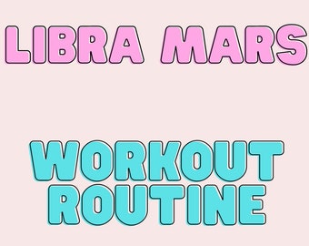 Libra Mars Workout Routine | Astrology | iJaadee