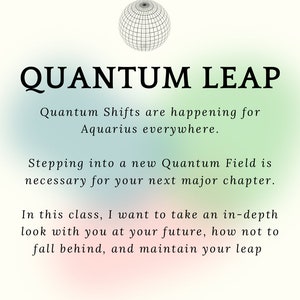 Aquarius Quantum Leap Master Class image 3