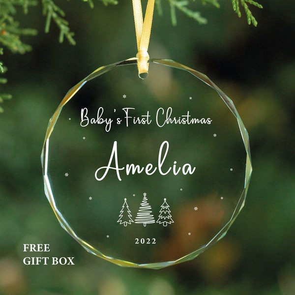 Baby's First Christmas Ornament 2022 Etsy