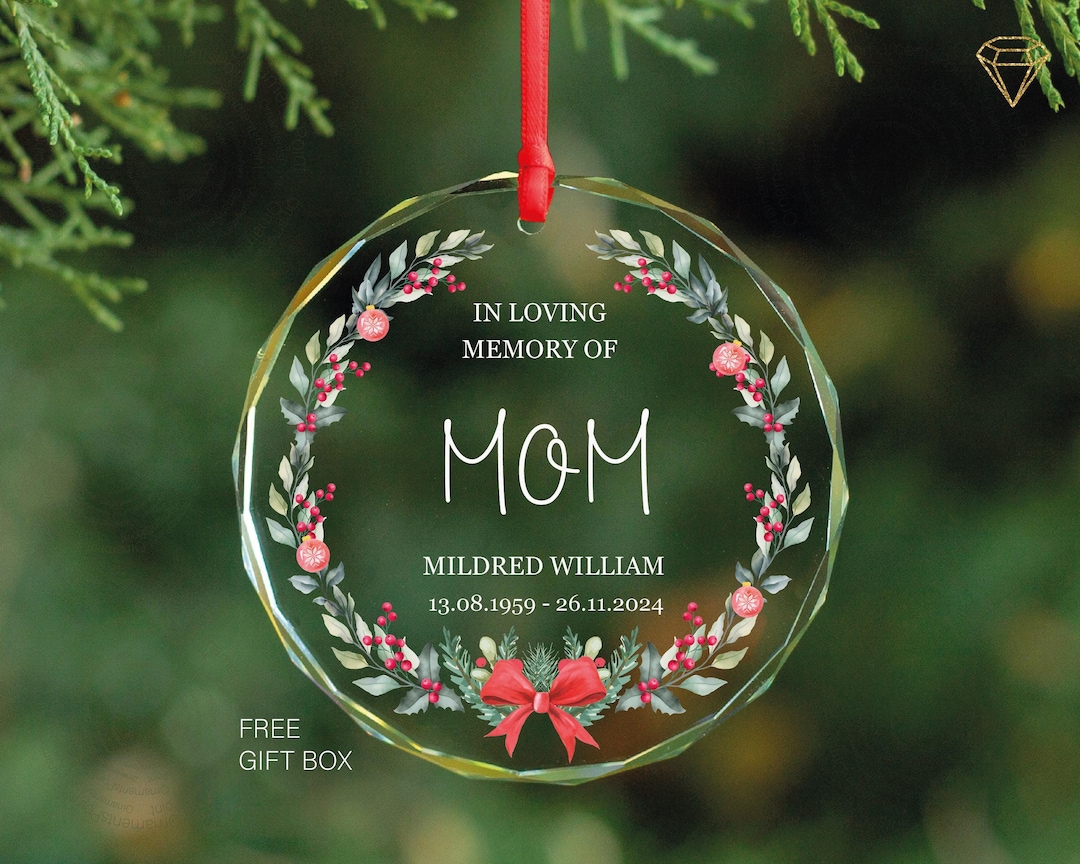 Mom Ornament - Personalized Best Mom Ever Ornament – SaraBoo Creek