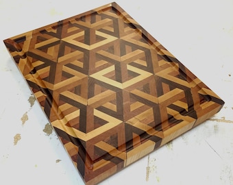 Cutting Board 3D End Grain - pick from available sizes *Made