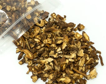 Organic Dandelion Root 30g | Natural Bite-Sized Treats for Bunnies, Hamsters, Guinea Pigs, Rats, Mice & Other Small Animals, Foraging Treat