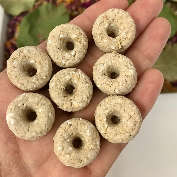 Banana Bliss Rings 12pcs | Healthy Bite-Sized Treat for Rabbit, Hamster, Guinea Pig, Rat & Other Small Animals