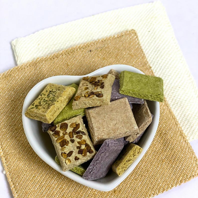 Small Animal Bark Variety Pack: Handmade Fruit & Vegetable Treats image 3