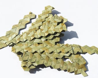 Palm Leaf Fries: Small Animal Chew Toy for Rabbits, Hamsters (8pcs Bundle)