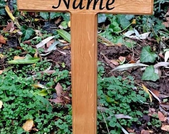 Grave cross with inscription of your choice