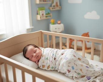 Neugeborenen Decke aus 100% Baumwolle, Bio Musselin Baby Swaddle Decke - swaddle 47x47