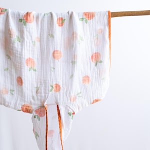 Organic Muslin Baby Poncho Towel: Hooded Cotton Beach Cover-Up