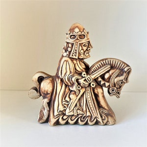 Kung Arthur keramikfigur Vintage Quantock keramik (amerikanska kunder, observera att fraktkostnaden inkluderar importtullar)