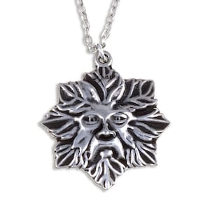 Greenman pewter pendant
