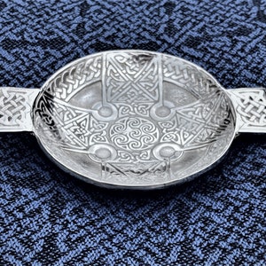 Celtic Cross Scottish Quaich