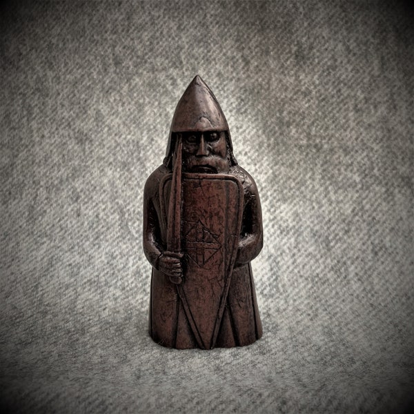 Individual Isle of Lewis Chess Piece - Warder, Brown