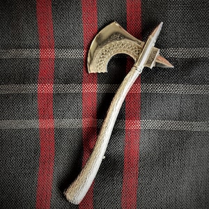 Medieval axe polished pewter Kilt pin