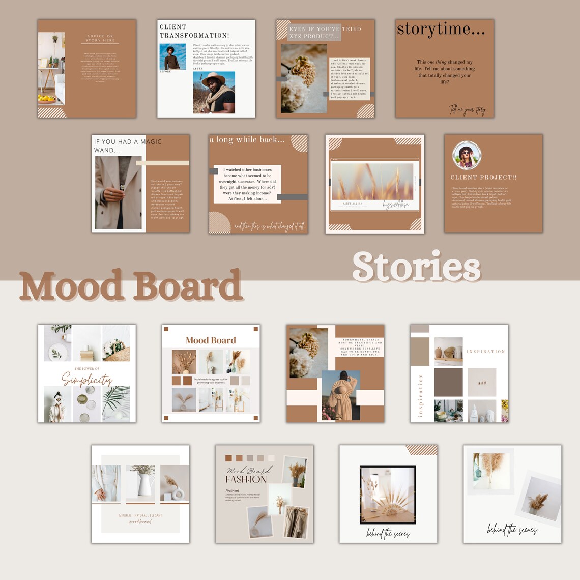 Coaching Instagram Templates for Canva Life Coaching - Etsy