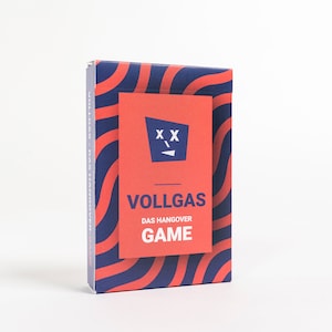 VOLLGAS Das witzige Hangover Trinkspiel! Partyspiel Kartenspiel für jede JGA Feier, WG Party oder als Geschenk, Wichtelgeschenk.
