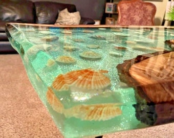 Shell epoxy online table