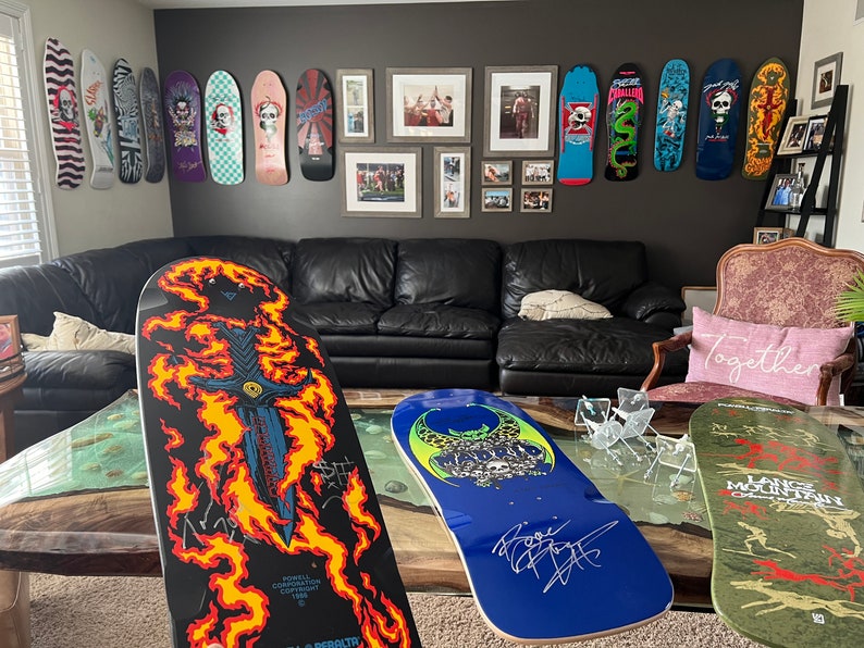 Skateboard Deck Display Floating Wall Mount Etsy