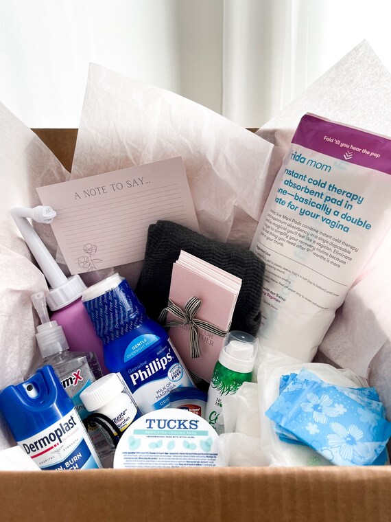 Postpartum Care Kit Deluxe Postpartum Care Package Postpartum Recovery Box  Fourth Trimester Gift Basket -  Hong Kong